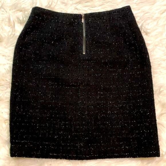 🟢3 for $20 LAUNDRY by Shelli Segal shimmering pencil skirt exposed zip sz 2 - Picture 2 of 8